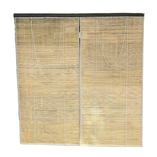 Bamboo Roll-Up Blinds – Natural Shade - Image 5