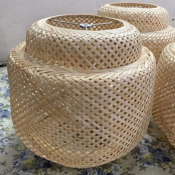 Handmade Bamboo Chandelier Lamp Shade – Ananta Bamboo Merchant - Image 6